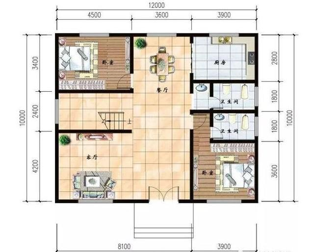 三层集装箱别墅平面图