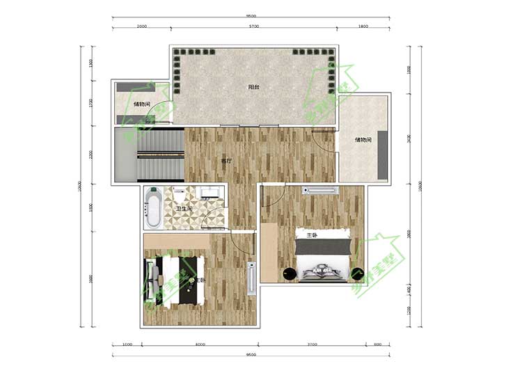 四川成都集装箱别墅设计图