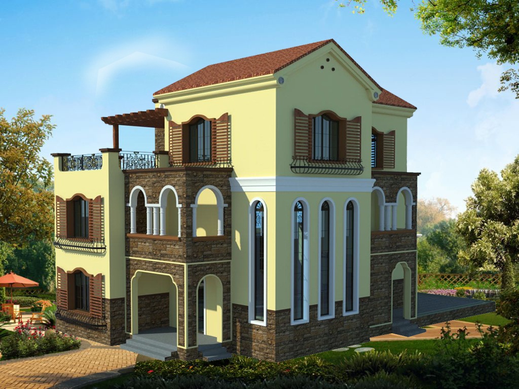 三层集装箱别墅样板房图