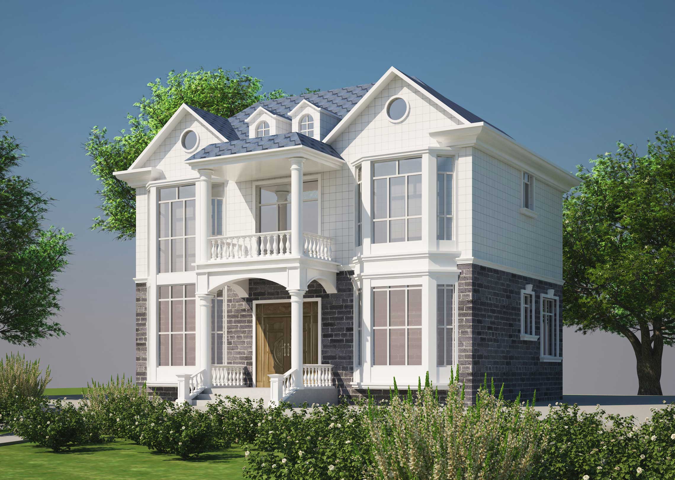 欧式集装箱别墅