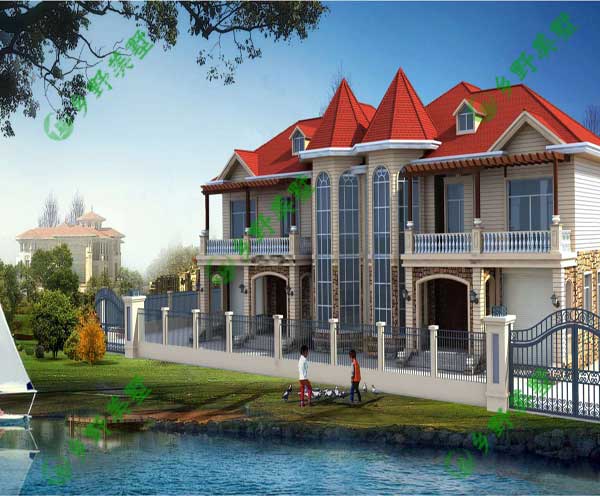 新型环保轻钢结构别墅